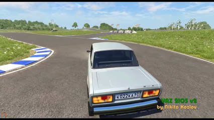 BeamNG.Drive Mod : VAZ 2105 ВАЗ v2.0 (Crash test)