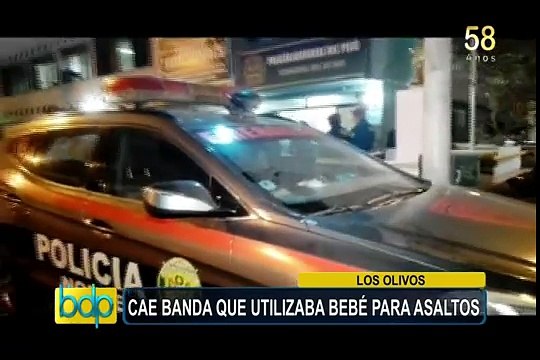 Los Olivos: delincuentes usaban a bebé para cometer asaltos