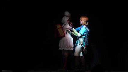 Another Convention 2017 n.22 Breath of the Wild - Purah & Link at Concours Cosplay Dimanche