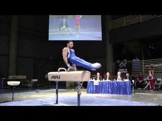 Edward Mesa - Pommel Horse - 2012 Winter Cup Prelims
