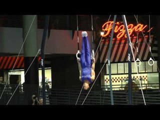 Danell Leyva - Still Rings - 2012 Winter Cup Prelims