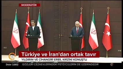 Başbakan Yıldırım ve Cihangiri Erbil krizini konuştu