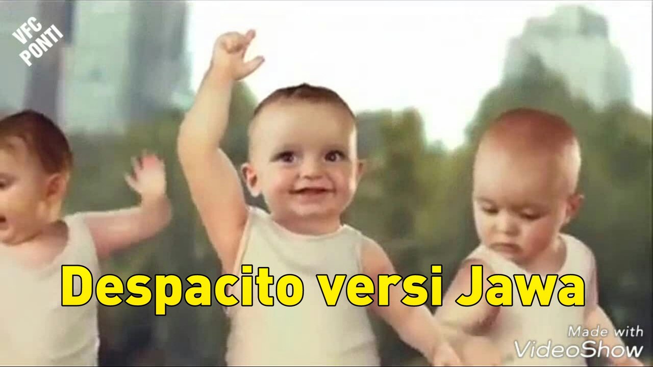 bayi dance goyang despacito versi jawa..baby dance despacito version jawa