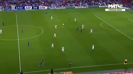 Dimitrios Nikolaou OWN Goal  HD - Barcelona	1-0	Olympiakos Piraeus 18.10.2017