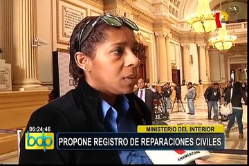 Mininter propone registro para monitoreo de pago de reparaciones civiles de terroristas