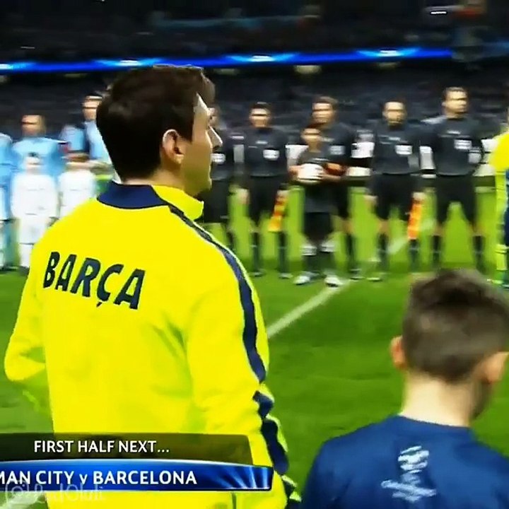Messi Dribbles Vs Man City!