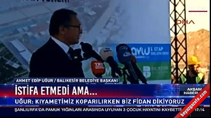 İstifası beklenen başkandan flaş açıklama