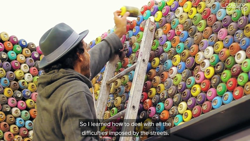 O artista que é recordista mundial e grafita ao redor do mundo
