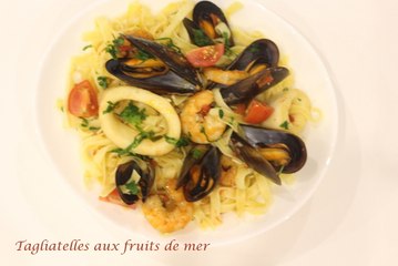 Tagliatelles aux fruits de mer