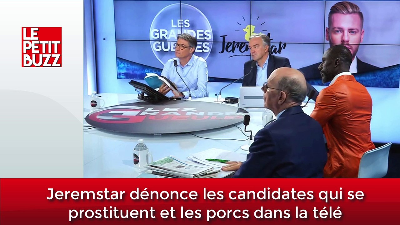 Jeremstar dénonce des candidates qui se prostituent et des porcs dans la télé par Le Petit Buzz - Dailymotion