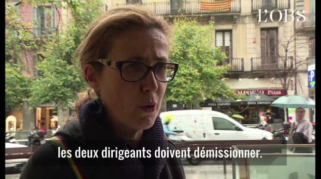 Crise politique en Catalogne : Puigdemont comme Rajoy doivent démissionner estiment les Barcelonais