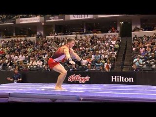 Allan Bower - Vault - 2015 P&G Championships - Sr. Men Day 2