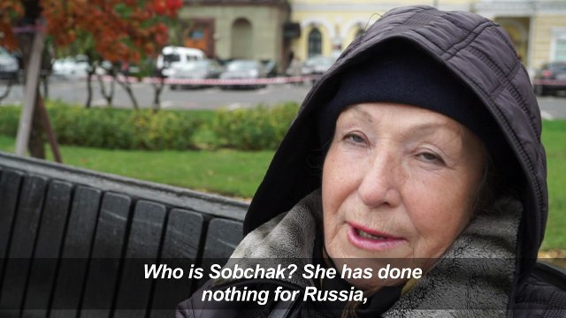 Muscovites unmoved by Sobchak's presidential bid