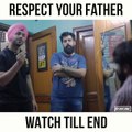 salutes the father