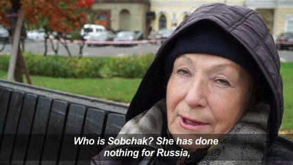 Muscovites unmoved by Sobchak's presidential bid