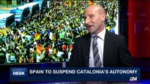 i24NEWS DESK |  Spain to suspend Catalonia' s autonomy | Thursday, October 19th 2017