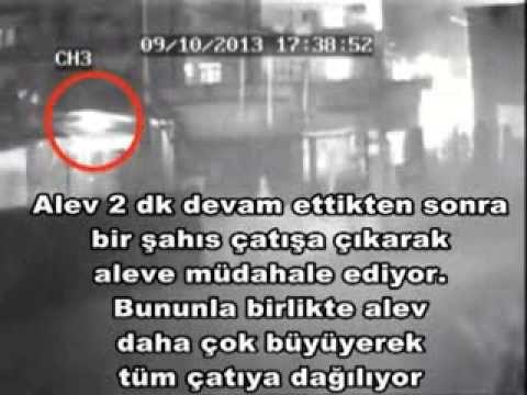 Terör yandaşlarının yalanı güvenli kamerası görüntüleriyle ortaya çıktı