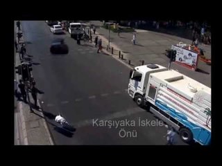 Download Video: Mobese kameralarına yansıyan ilginç kazalar