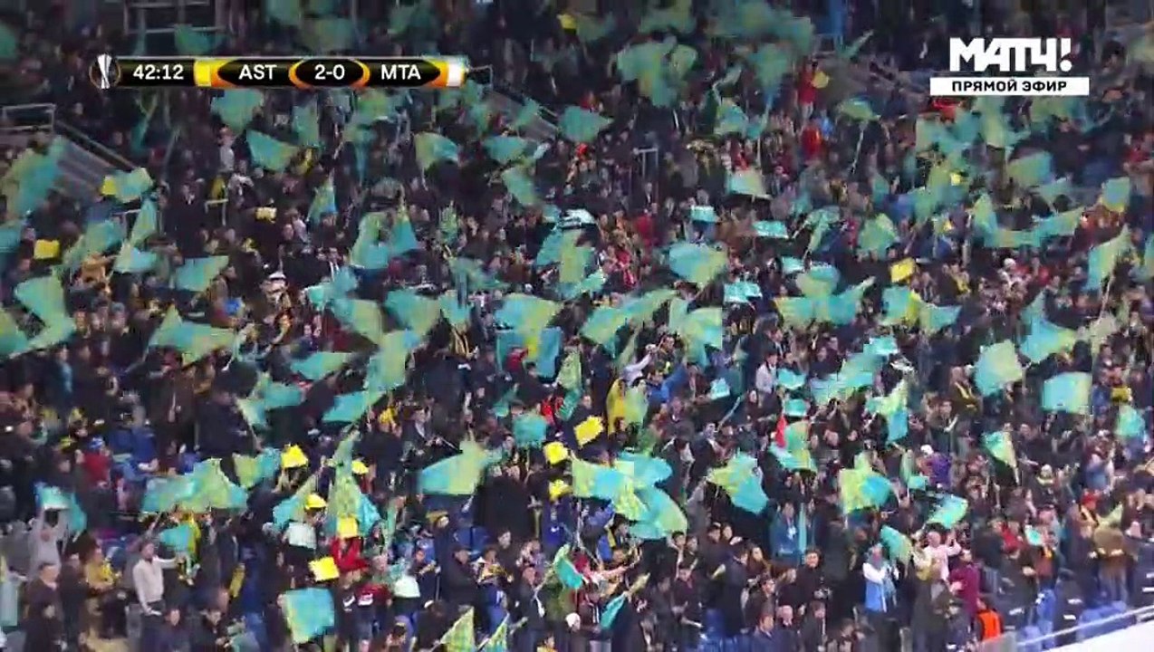 Patrick Twumasi  Goal HD - FC Astana	2-0	Maccabi Tel Aviv 19.10.2017