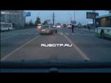 Rusya'da korkunç kaza anı kamerada