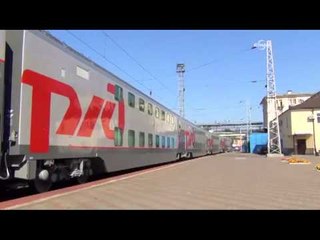 Rusya'nın ilk çift katlı treni seferlerine başladı