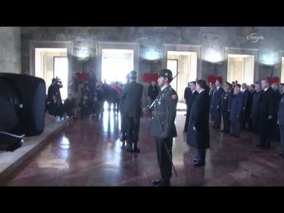 Devletin zirvesi Anıtkabir'de