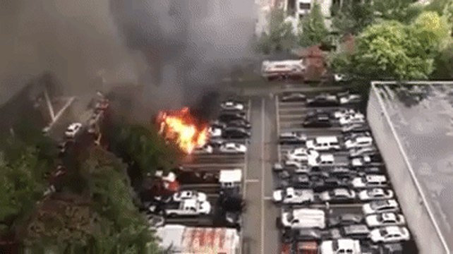 Portland Fire Causes Propane Canisters to Explode, Destroying 2 Food Carts, Cars