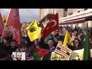 Fatih Camii'nde 'Kudüs'ü kurtarma cuması'