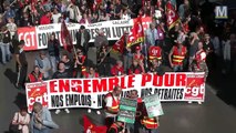 Manifestation à Marseille à l'appel de la CGT avec Philippe Martinez