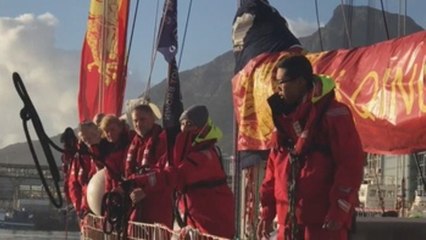 Yates de la carrera Clipper llegan a Ciudad del Cabo