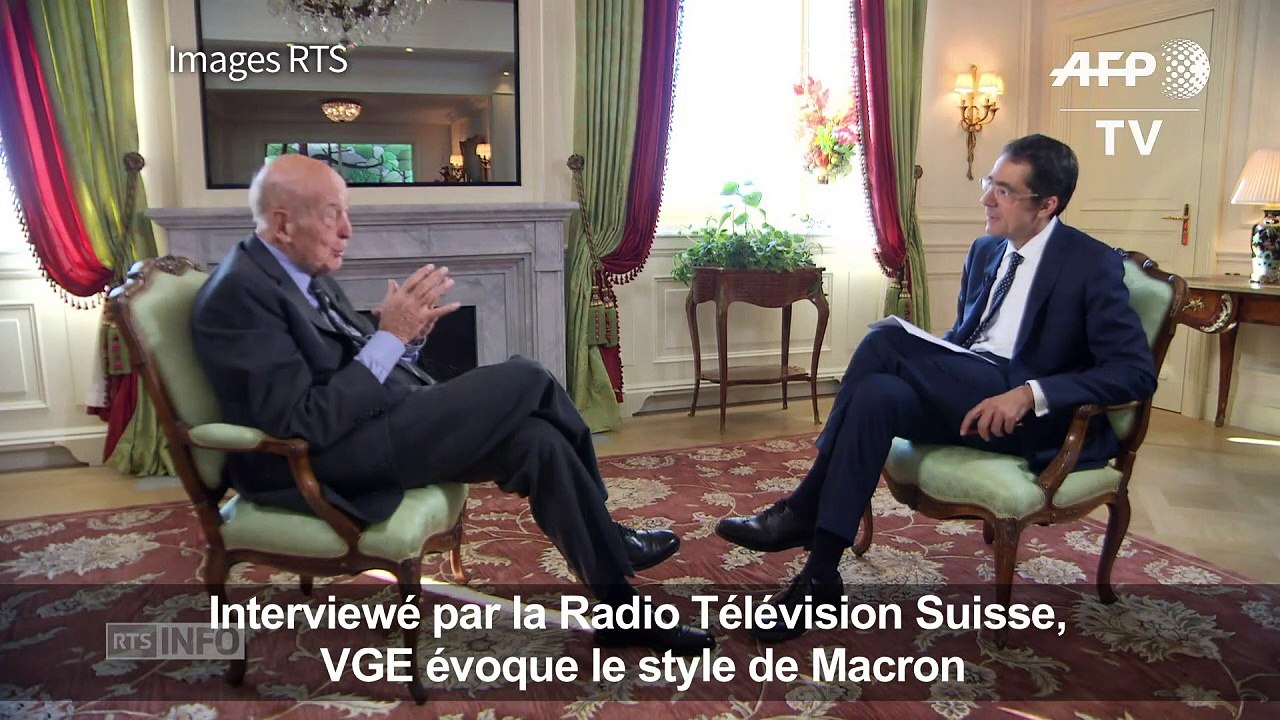 Pour VGE, Macron est "Vitalité, liberté et sens du risque"