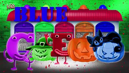Learning colors and numbers in a fun way  -hallowen pumpkin 16 7 17