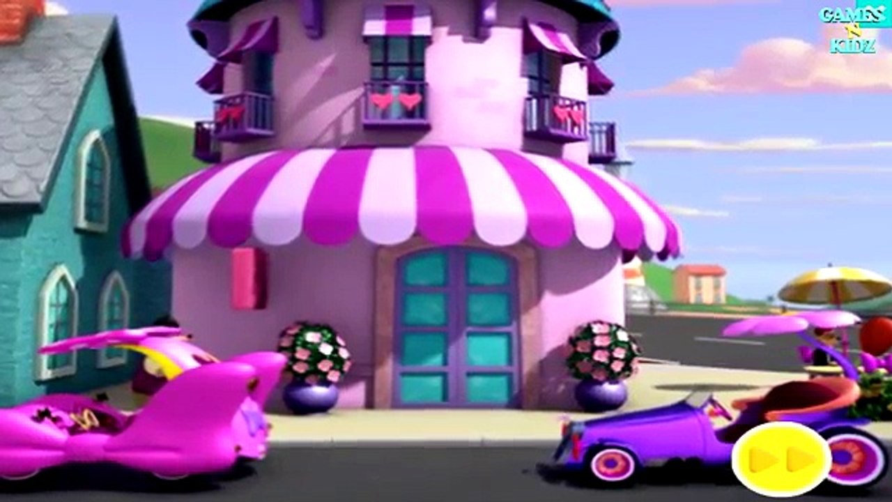 Minnie Mouse Happy Helpers - Roadster Racers - Clara Cluck Needs Help - Disney Junior App For Kids