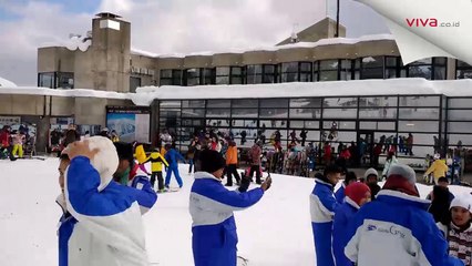 Bermain di Surga Ski Jepang