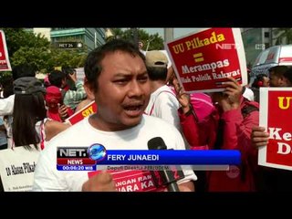 Ratusan warga tanda tangani tolak Pilkada via DPRD - NET24
