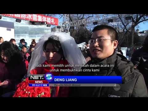 11 Pasangan pengantin mengikat janji di suhu minum 20 derajat selsius - NET5