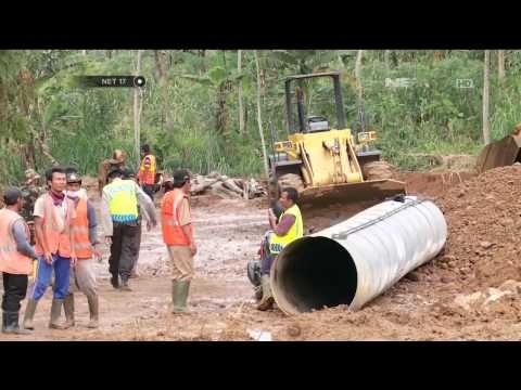 Jalan penghubung Kab. Banjarnegara dan Wonosobo yang baru dibuka kamis kembali ditutup - NET17