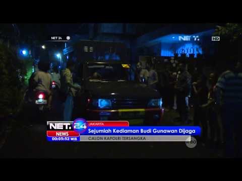 Puluhan anggota Brimob menjaga ketat sejumlah rumah milik Budi Gunawan - NET24