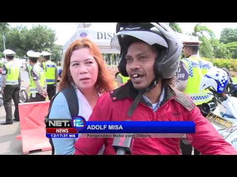 Sangsi Tilang Mulai Diterapkan Pembatasan Kendaraan di Jakarta - NET12