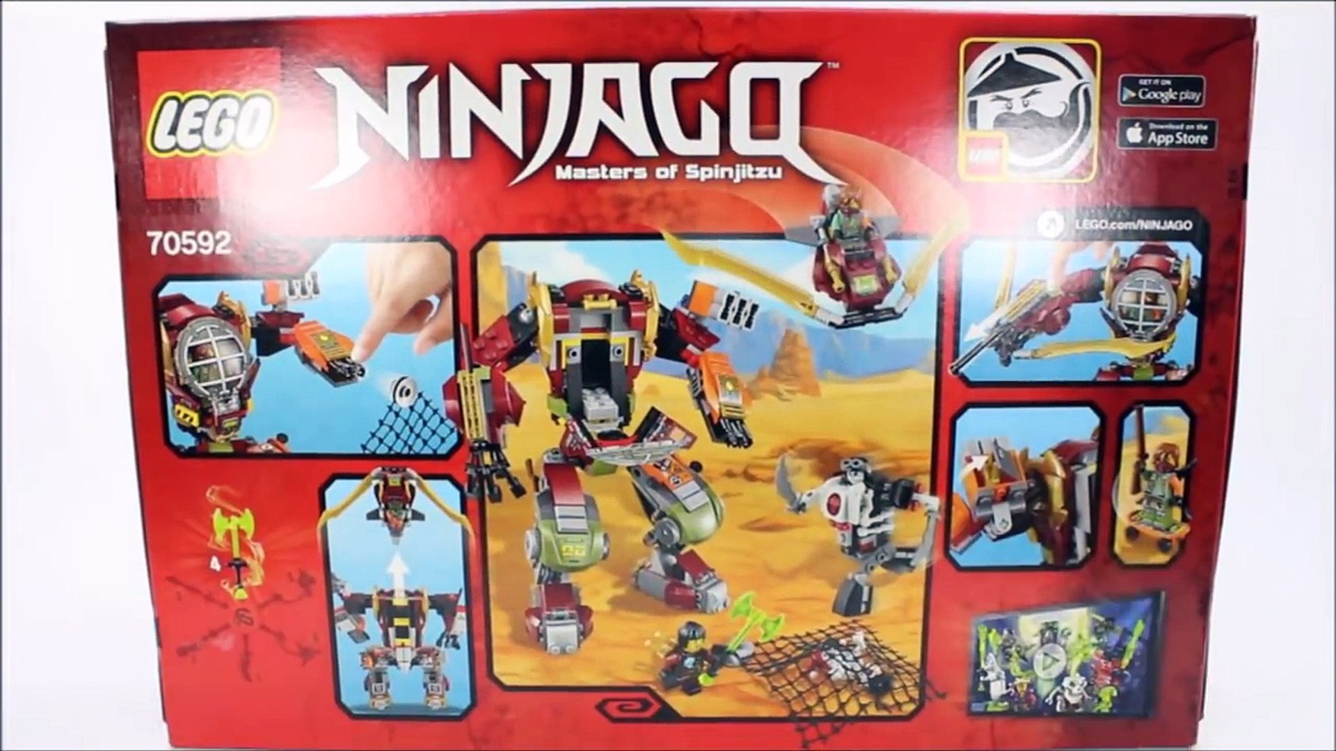 LEGO Ninjago 70592 Salvage M.E.C. \u0026 70588 Titanium Ninja Tumbler Kids Toys Building Blocks - Vidéo Dailymotion