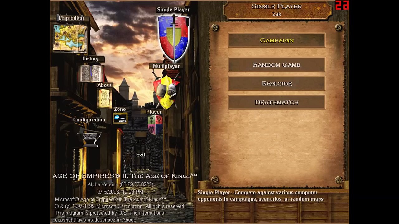 AoE2 Alpha Version - Rare Build!