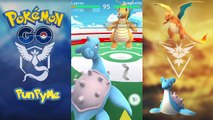 Pokemon Go Catch LAPRAS | GYM Level 6 Lapras VS Dragonite, Charizard & Snorlax in