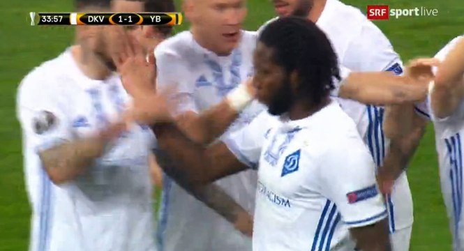 Dieumerci Mbokani Goal HD - Dyn. Kiev 1-1 Young Boys 19.10.2017