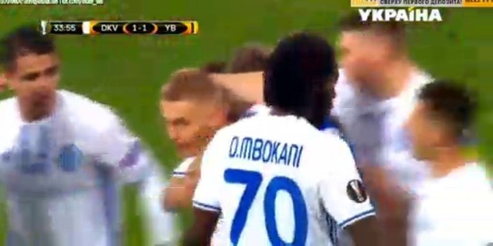 Dieumerci Mbokani GOAL HD -Dyn. Kiev 1-1 Young Boys 19.10.2017