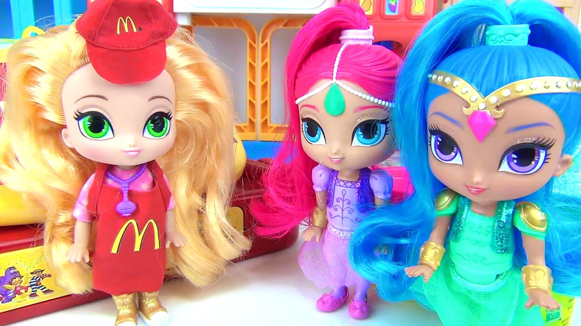 Nick Jr. SHIMMER SHINE Work Mcdonalds Drive Thru Cashier Cash Register,  Leah Happy Meal Toy / TUYC - Vidéo Dailymotion