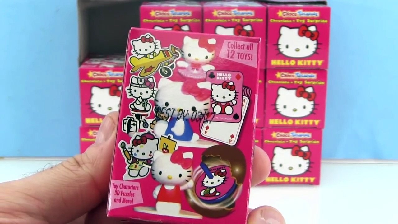 Hello Kitty Choco Treasure Chocolate Surprise Toy Eggs