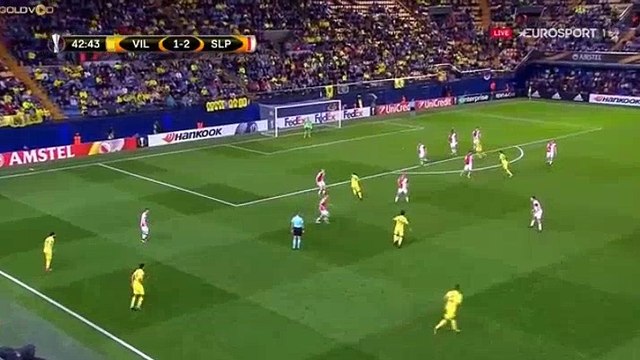 Carlos Bacca Goal HD - Villarreal	2-2	Slavia Prague 19.10.2017