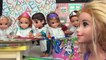 Anna and Elsa Toddlers Go To School Art Class Paint Fight Slime Prank Dolls Frozen TV Toys In Action