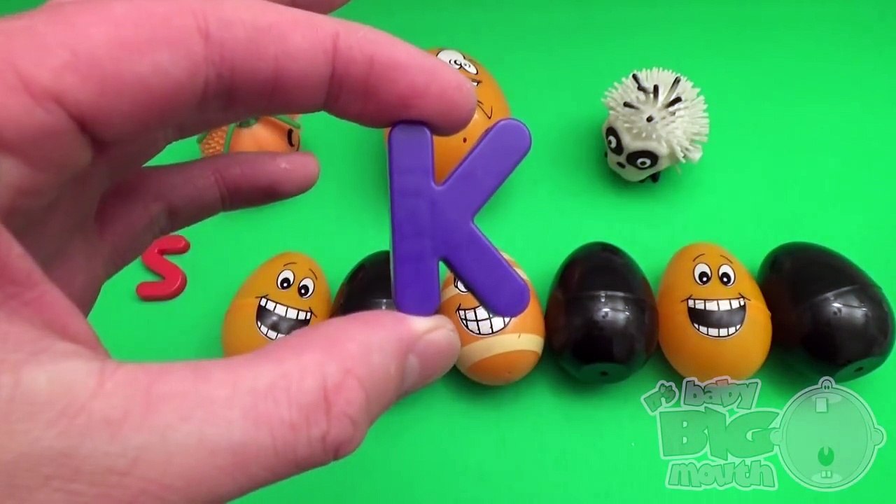 The Baby Big Mouth Show! Best of Learn Colours with Surprise Nesting Eggs!