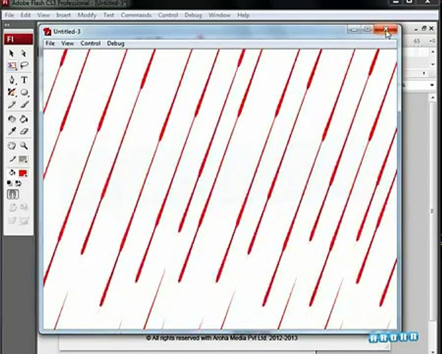 Flash Animation Tutorial - Animate Rain in Flash